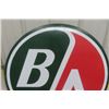 Image 2 : Nice B/A Gasoline Modern Double Sided Plastic Sign 36'' Diameter