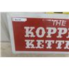 Image 2 : The Copper Kettle Vacuum Formed Plexi Glass Sign 32'' x 15''