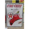 Image 2 : Texaco Fire Chief and Mohawk Gasoline Modern Tin Signs Largest is 12'' x 17''
