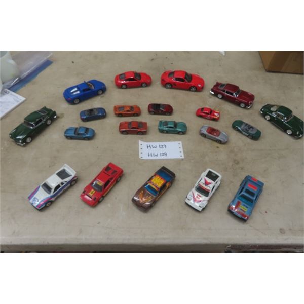 Assorted Die Cast Cars 3 Different Sizes Larger are Pull and Go , 1:43 Hot Wheels, Plus More