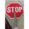 Image 2 : Sun Engine Analyzer Plastic Sign Panel 32 1/2'' x 4 1/2'' , Hand Held Stop/Slow Sign,