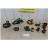 Image 1 : Various Blue Mountain Pottery Pieces - Swans, Dolphins, Cups