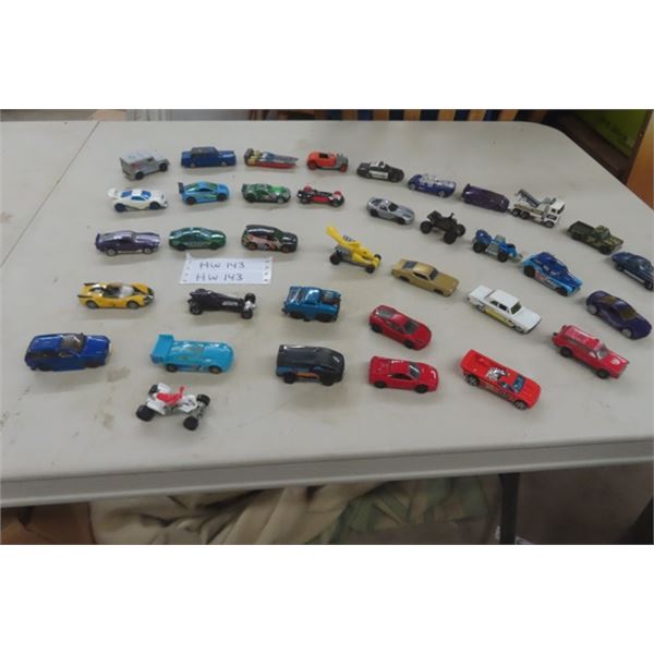 37 Various Die Cast Cars - Many Hot Wheels, Maistro, Plus More