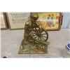 Image 2 : Brass Anvil Worker, Sewing Machine Drawer, Biscuit Tin, 2 Framed Nurses Prayers, Plus More