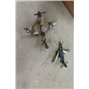 Image 2 : 7 Die Cast Air Planes , Plastic Helicopter, Assorted Decals