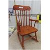 Image 1 : Solid Wood Kids Rocking Chair