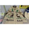 Image 2 : 2 Vintage Curling Sweaters - Merry Maxim Wool ; Moose Sz Lg + Other is Smaller
