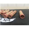 Image 2 : 10 Rolls of Canada Pennies