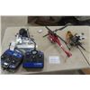 Image 1 : 2 Remote Control Helicopters with Remote Controls 1 Looks Like