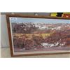 Image 2 : Large Framed Print ' Country Side in the Fall " 18.5" x 36"