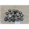 Image 1 : 17 Hockey Pucks - some with Signatures, some NHL