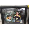 Image 2 : 2 Framed Pictures ; Bobby Orr + Gordie Howe - Both 13" x 15"