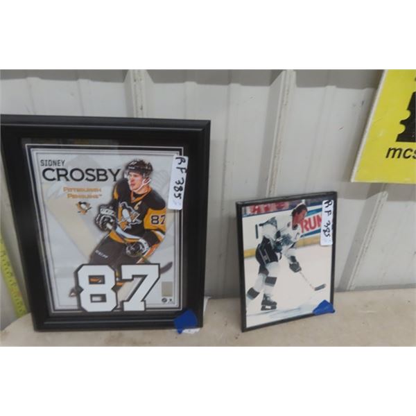 Crosby Photo 12" x 16" + Gretzky Photo 8" x 10"