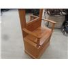 Image 2 : Modern Oak Hall Seat 15" x 26" x 79"