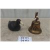 Image 1 : Ducks Unlimited 2000/01 Special Edition Duck Decoy, Ducks Unlimited Brass Bell