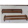 Image 1 : 2 Oak? Book Holders From Back of Church Pew
