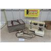 Image 1 : Brother Portable Sewing Machine with Traveling Case + Bag of Accessories