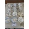 Image 1 : 12 Assorted Tea Cups + Saucers ; Windsor, Colclough, Rose Banquet