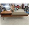 Image 1 : Mid Century Teak Entrance Bench 21"x 21" x 72" 