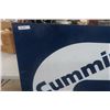 Image 2 : Cummins Engines Double Sided Metal Sign 48" x 48" 
