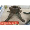 Image 2 : 2 Cast Iron Christmas Tree Stands, Box of Kresge's Tree Indoor 