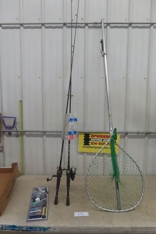 Fish Rods R2 Performance Series Fishing Net, 2 Rods with Reels R2r Performance, Zebco Rod in Package