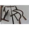 Image 3 : Various Antique Hand Tools; Scrapers, Knives, Drill, Tap +