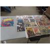 Image 1 : Lot of Vintage Comic Books + Batman Tin Sign, Star Trek, 