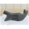 Image 2 : Vintage Unusual Inuit Spirit Soapstone Carving by Willie 