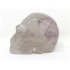 Image 2 : Quartz with Amethyst Hand-Carved Skull