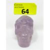 Image 1 : Amethyst Hand-Carved Skull - 683 Carats