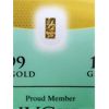 Image 2 : 3 x 1/2 Grain .999 Fine Gold Certified Bars 