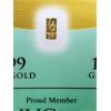 Image 2 : 3 x 1/2 Grain .999 Fine Gold Certified Bars 