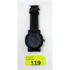 Image 2 : Brand New All Black Watch with Skull in Face 