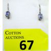 Image 1 :  New Tanzanite Sterling Silver Earrings