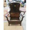 Image 2 : Vintage Solid Wood Hall Chair with Storage Seat