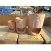 Image 1 : 11 New Sets of 3 Terracotta Planters on Stands