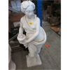 Image 1 : 4 Foot Tall Concrete Garden Statue - 20" wide