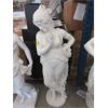 Image 1 : 4 Foot Tall Concrete Garden Statue - 18" wide