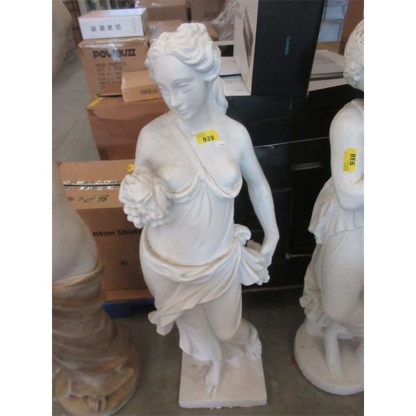 4 Foot Tall Concrete Garden Statue - 18" wide