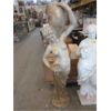 Image 1 : 5 Foot Tall Concrete Garden Statue - 20" wide