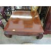 Image 1 : Large Rosewood Coffee Table - Asian Design