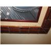 Image 2 : Hawaii Royal Hawaiian Hotel Beach Artwork, Framed & Matted 38"x46"