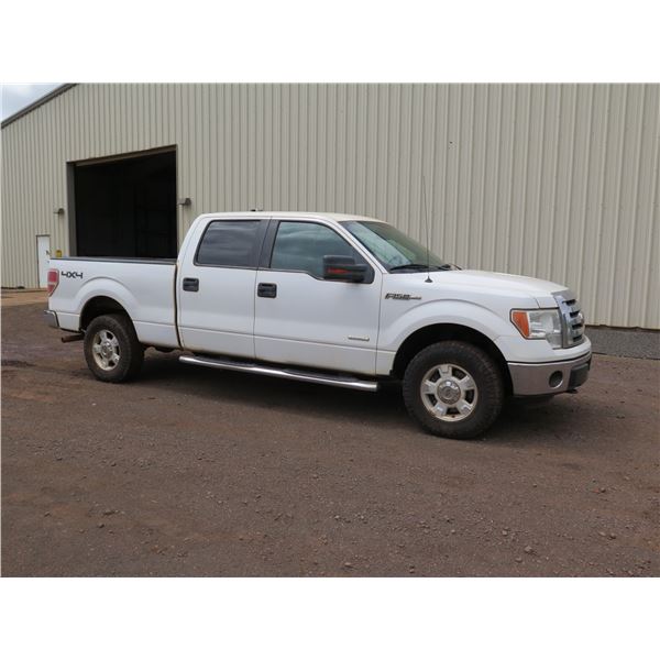 2012 Ford F150 XLT Pickup Truck, 4X4, Lic. 480KBP, 43205 Miles, Starts & Runs - Needs Repair