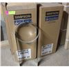 Image 1 : 4 BOXES OF SIMPSON DIRECT VENT GS 8" ELBOW