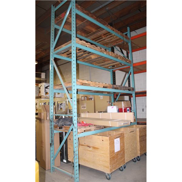 BLUE INDUSTRIAL PALLET RACKING