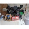 Image 1 : LOT OF TOOLS AND EQUIPMENT INCLUDES BLADES, TILE