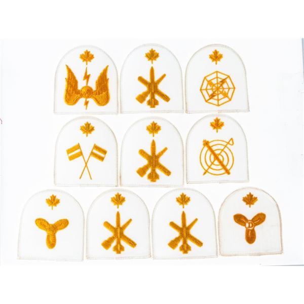 Lot 10 Royal Canadian Navy Trade Badges