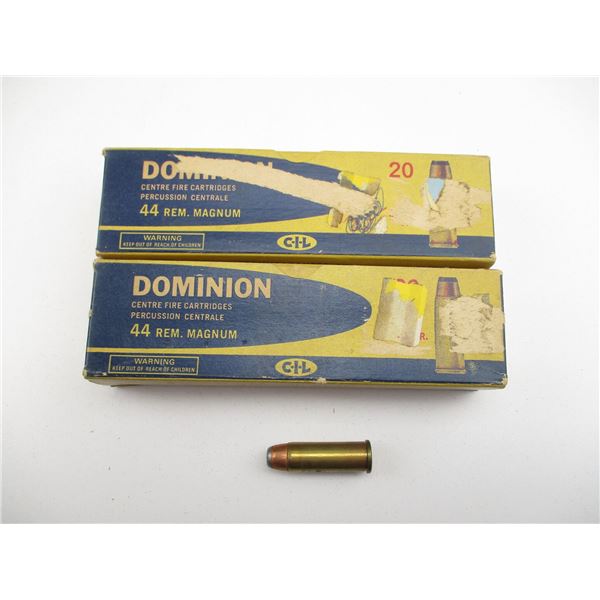COLLECTIBLE CIL DOMINION .44 REM MAG