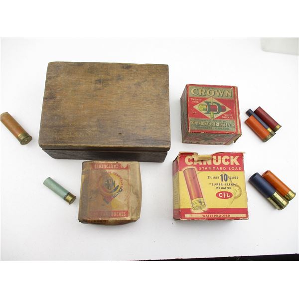 COLLECTIBLE ASSORTED SHOT SHELL LOT